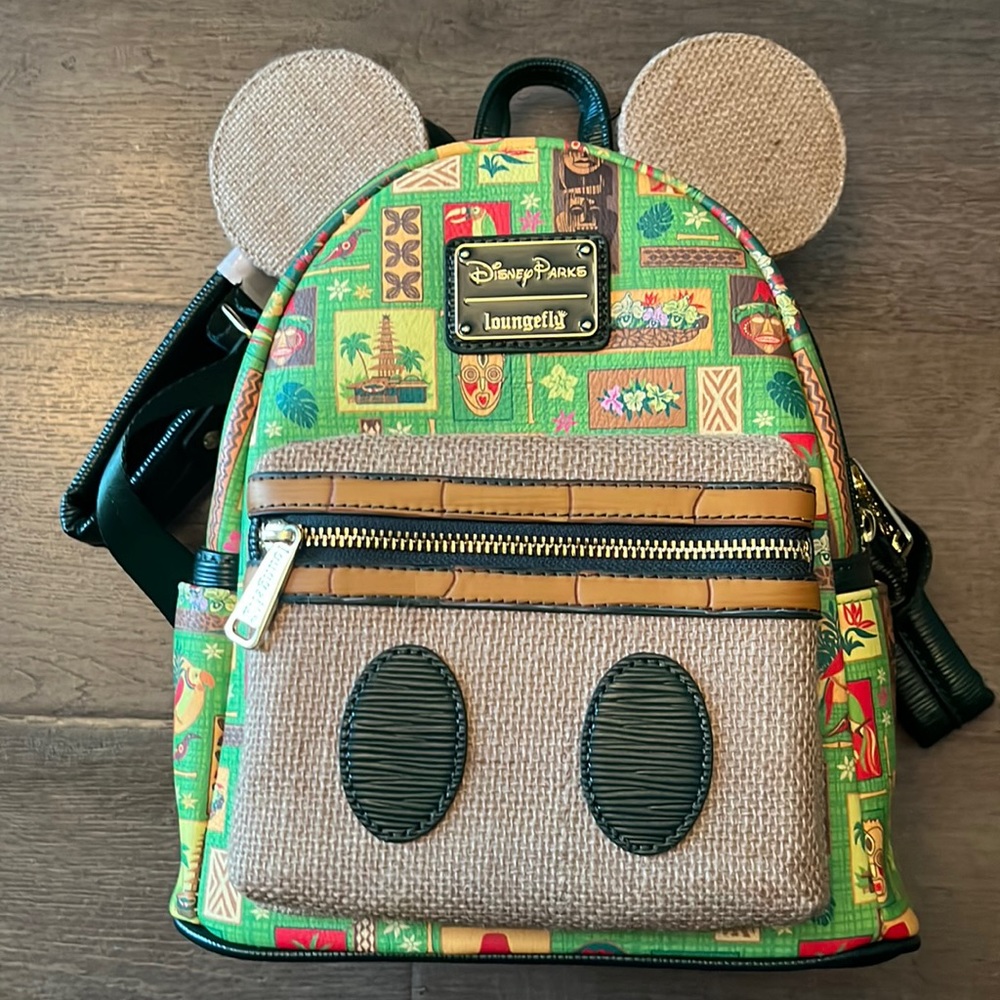 Enchanted tiki room Loungefly Mini Backpack - Picture 1 of 7